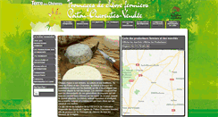 Desktop Screenshot of fermiers.terredeschevres.fr